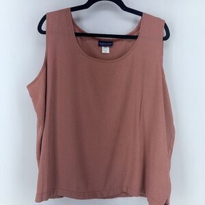 Vtg Susan Gail Collection Womens 20W‎ Tank Top 90’s Y2K Retro Mom Preppy